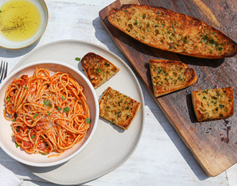 FreshDirect Frozen Garlic Bread Demi-Baguette, image 2 of 2 slides