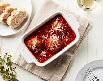 FreshDirect Slow-Cooked Tomato Sauce and Beef Meatballs, Medium
