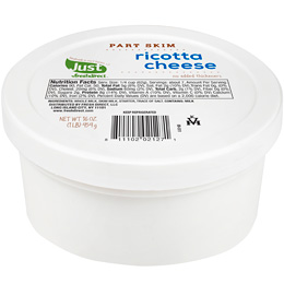 Just FreshDirect Local Part-Skim Ricotta Cheese