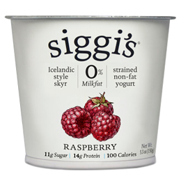 Siggi's Skyr Icelandic-Style Strained Non-Fat Yogurt, Raspberry