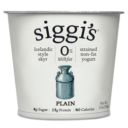 Siggi's Skyr Icelandic-Style Strained Non-Fat Yogurt, Plain