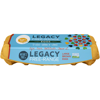 Nature's Yoke Legacy Free-Range Large Brown Eggs