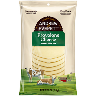 Andrew & Everett Thin Sliced Provolone Cheese