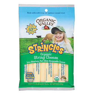 Organic Valley Mozzarella Stringles 