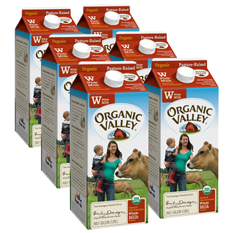Organic Valley Ultra-Pasteurized Whole Milk, Cartons