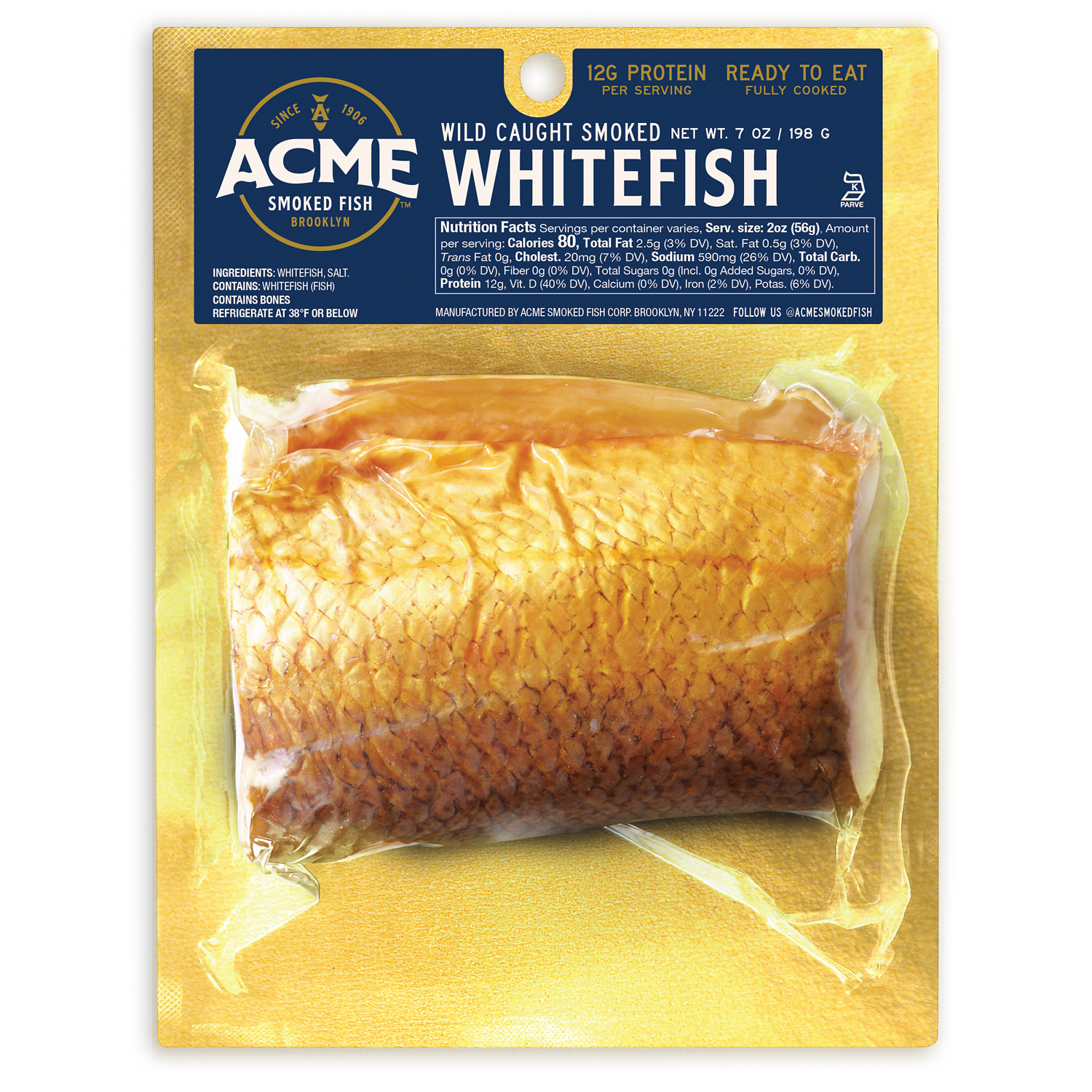 Acme Wild Caught Smoked Whitefish, image 1 of 2 slides