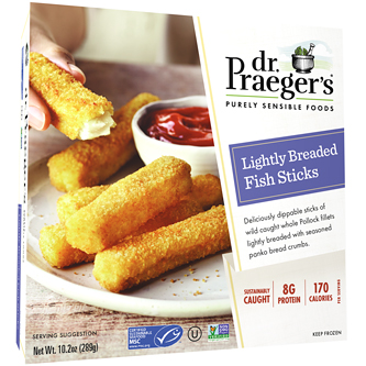 Dr. Praeger's Lightly Breaded Fish Sticks