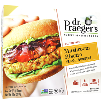 Dr. Praeger's Mushroom Risotto Veggie Burgers