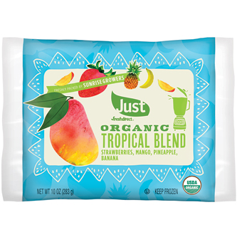 Just FreshDirect Organic Frozen Fruit, Tropical Blend