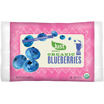 Just FreshDirect Organic Frozen Fruit, Blueberries