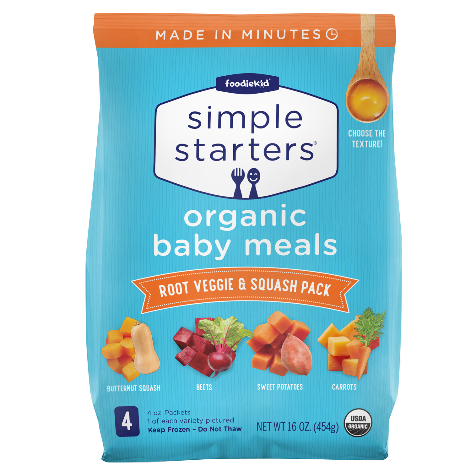 FoodieKid Simple Starters, Root Veggie & Squash Pack