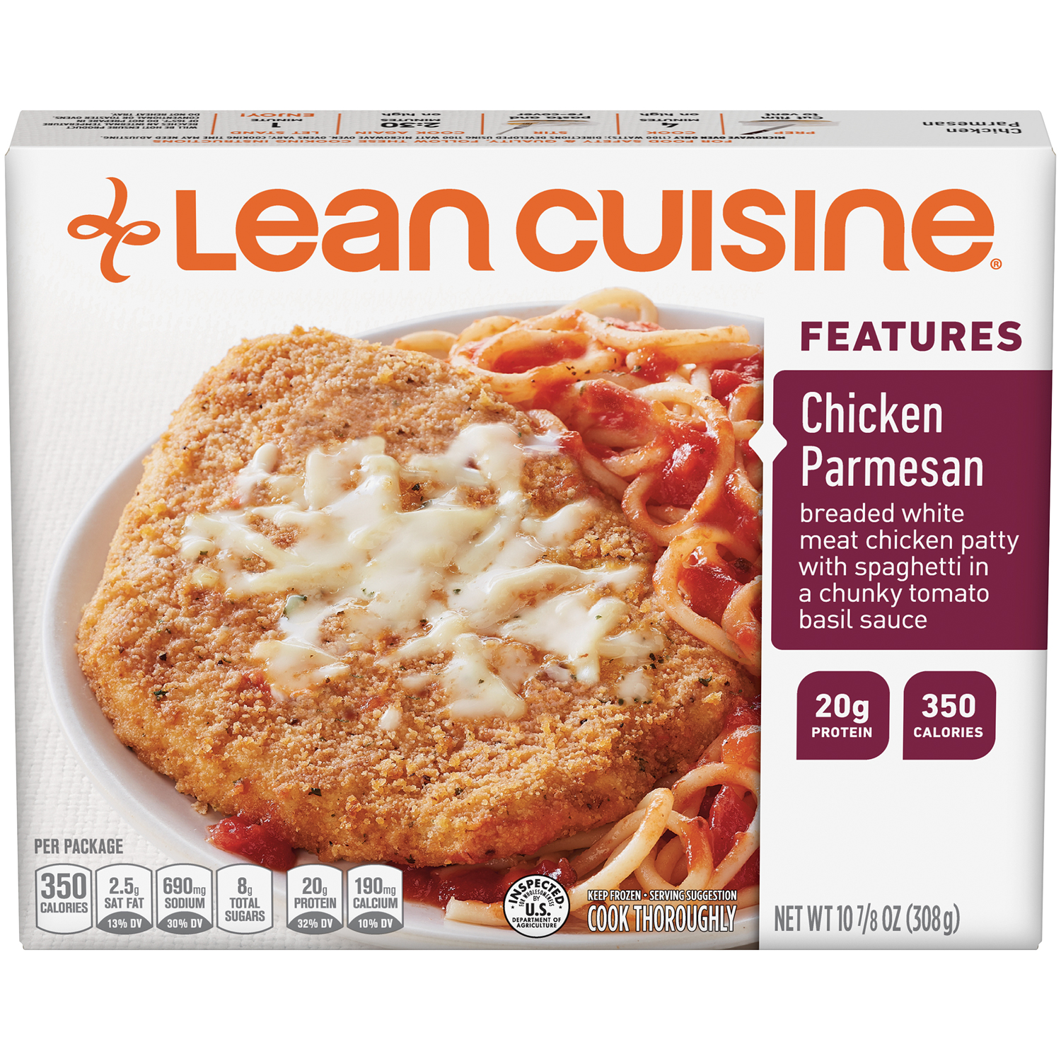 Lean Cuisine Features Chicken Parmesan