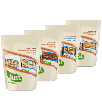 Just FreshDirect Roasted Nut Variety Pack Bundle