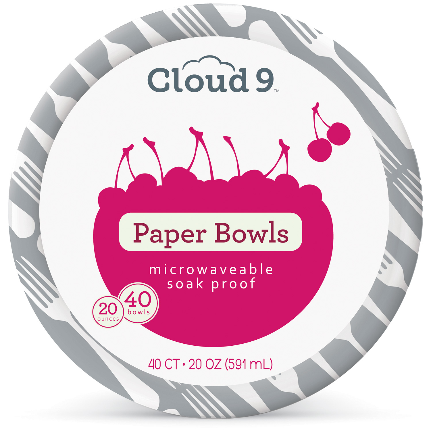 Cloud 9 Paper Bowls, 20oz, image 1 of 2 slides