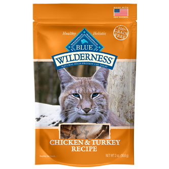 Blue Buffalo Wilderness Soft-Moist Cat Treats, Chicken & Turkey