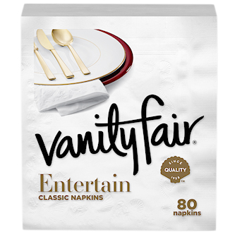 Vanity Fair Entertain 3-Ply Dinner Napkins