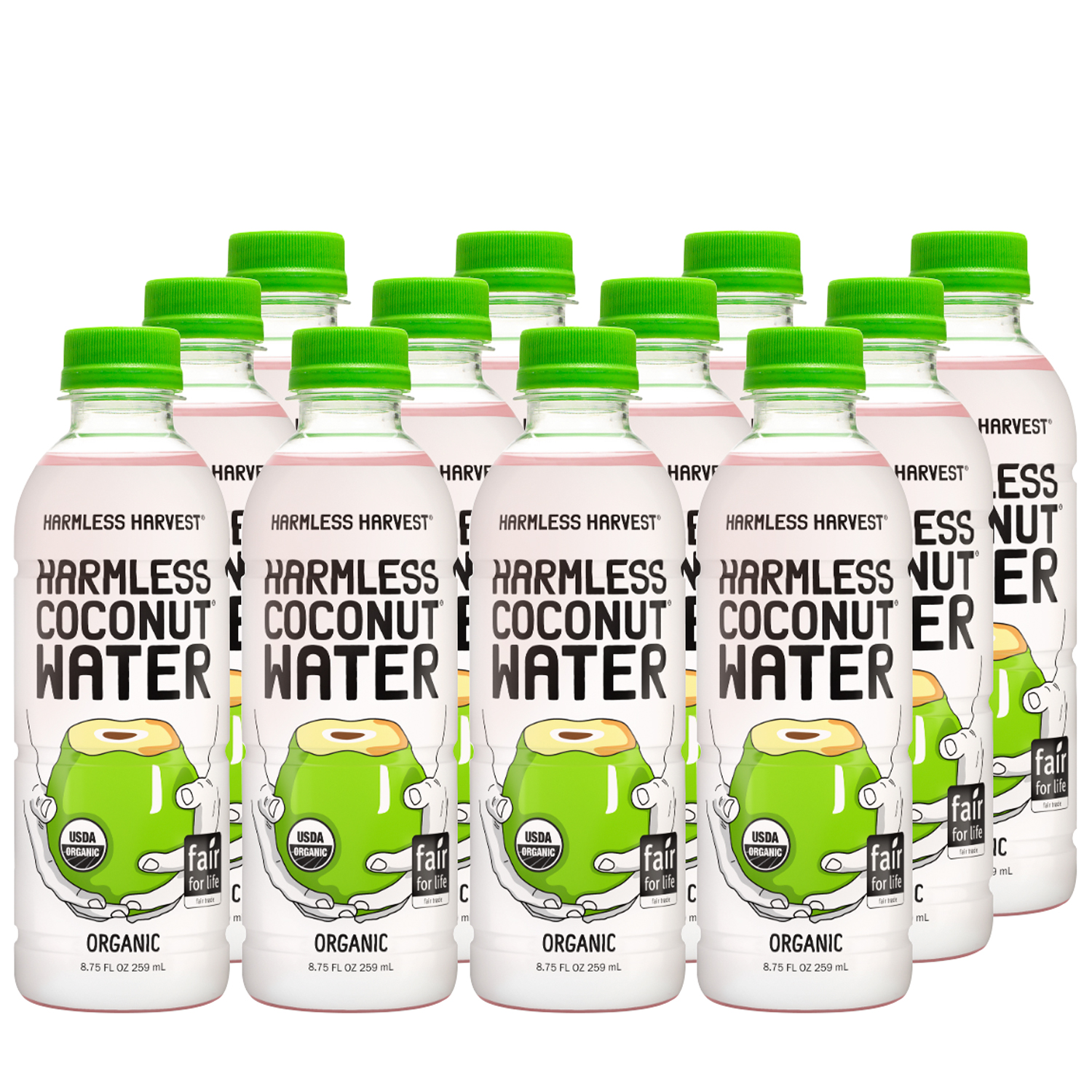 Harmless Harvest Organic Coconut Water, Plastic Bottles
