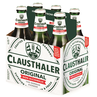 Clausthaler Original Non-Alcoholic Beer, Glass Bottles