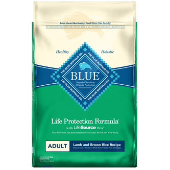 Blue Buffalo Life Protection Formula Adult Dog Food, Lamb and Brown Rice Recipe