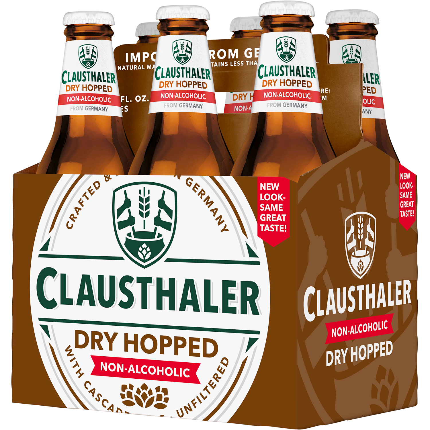 Clausthaler Dry Hopped Non-Alcoholic Beer, Glass Bottles