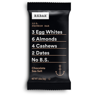 RXBAR Protein Bar, Chocolate Sea Salt