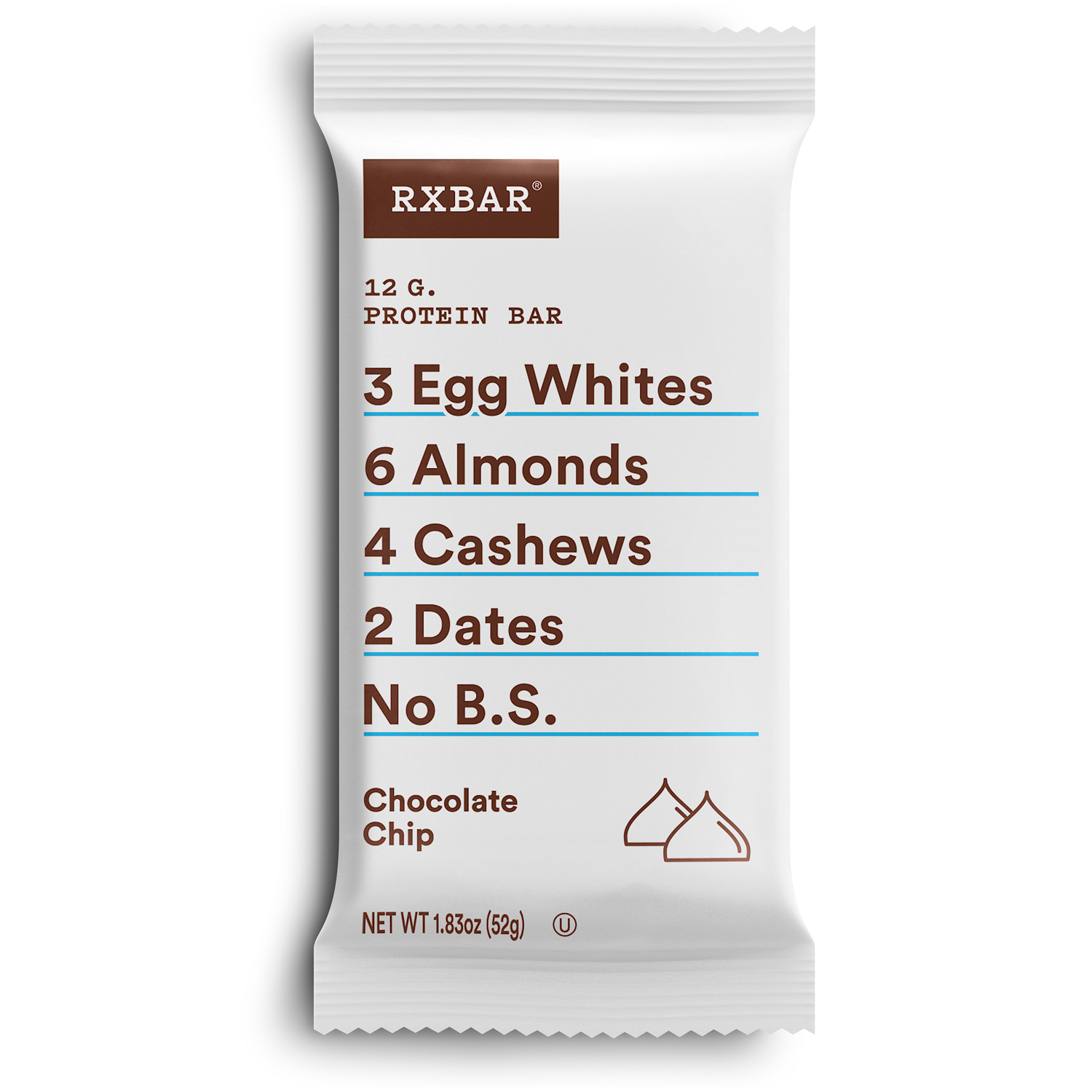 RXBAR Protein Bar, Chocolate Chip 