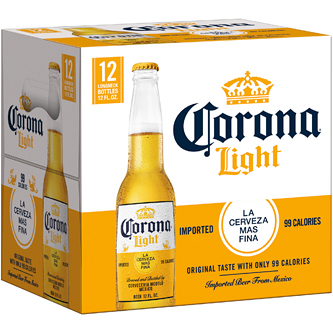 Corona Light Lager, Glass Bottles