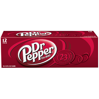 Dr Pepper Soda, Cans