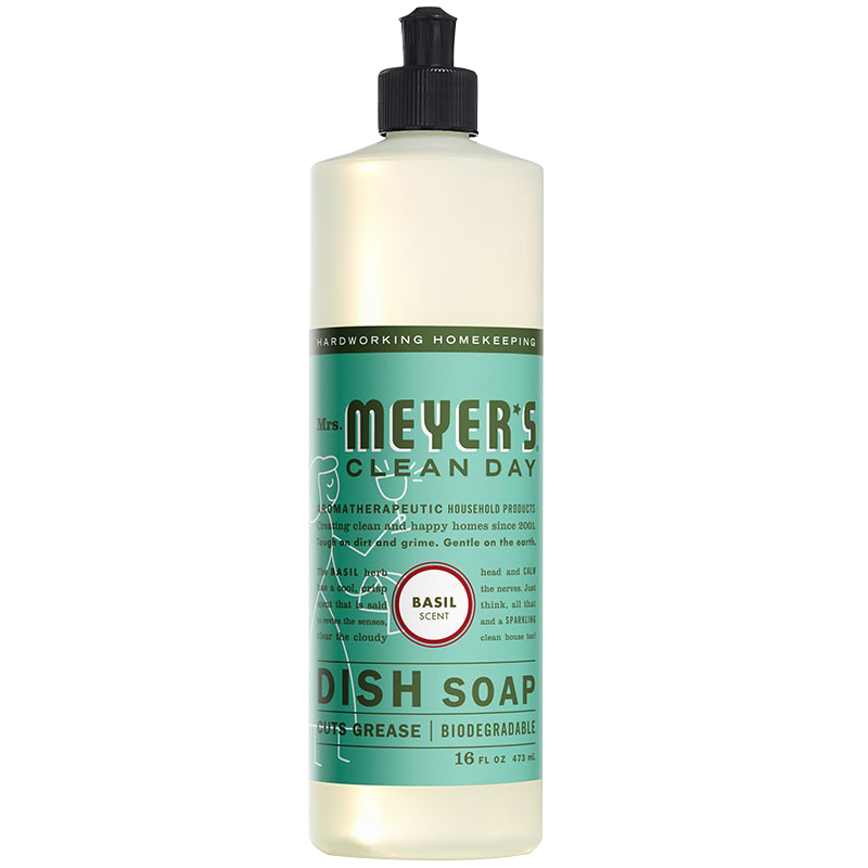 Mrs. Meyer's Clean Day Liquid Dish Soap, Basil