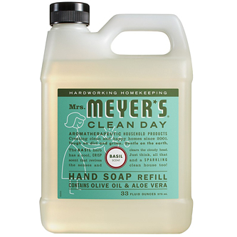 Mrs. Meyer's Clean Day Liquid Hand Soap Refill, Basil