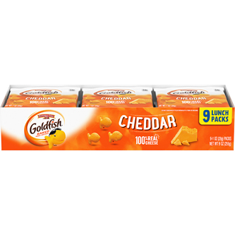 Pepperidge Farm Goldfish Crackers Multi-Packs, Cheddar Cheese