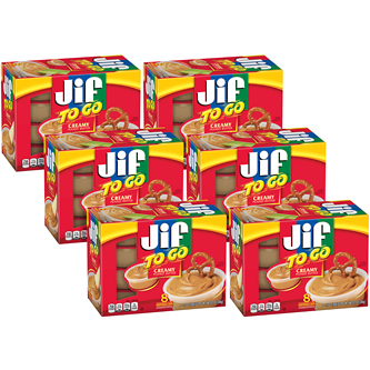 Jif Creamy Peanut Butter To Go Cups, Case
