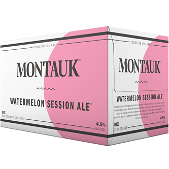 Montauk Brewing Watermelon Session Ale, Cans
