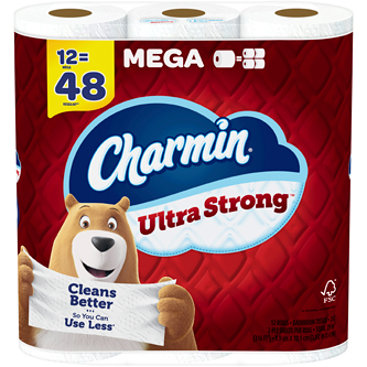 Charmin Ultra Strong 2-Ply Bathroom Tissue, Mega Rolls