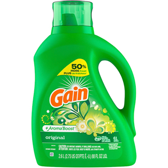 Gain + Aroma Boost Liquid Laundry Detergent, Original Scent