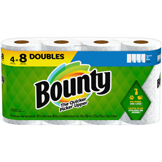 Bounty 2-Ply Doubles Paper Towels, Select-a-Size
