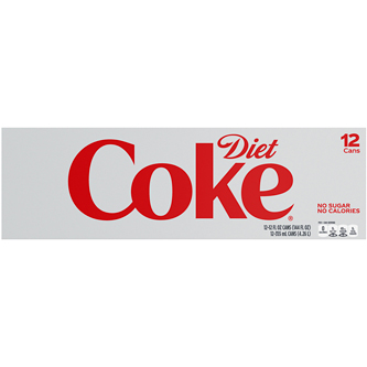 Diet Coke Cola Fridge Pack, Cans