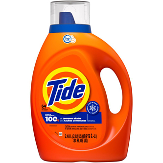 Tide HE Concentrated Liquid Laundry Detergent, Original Scent