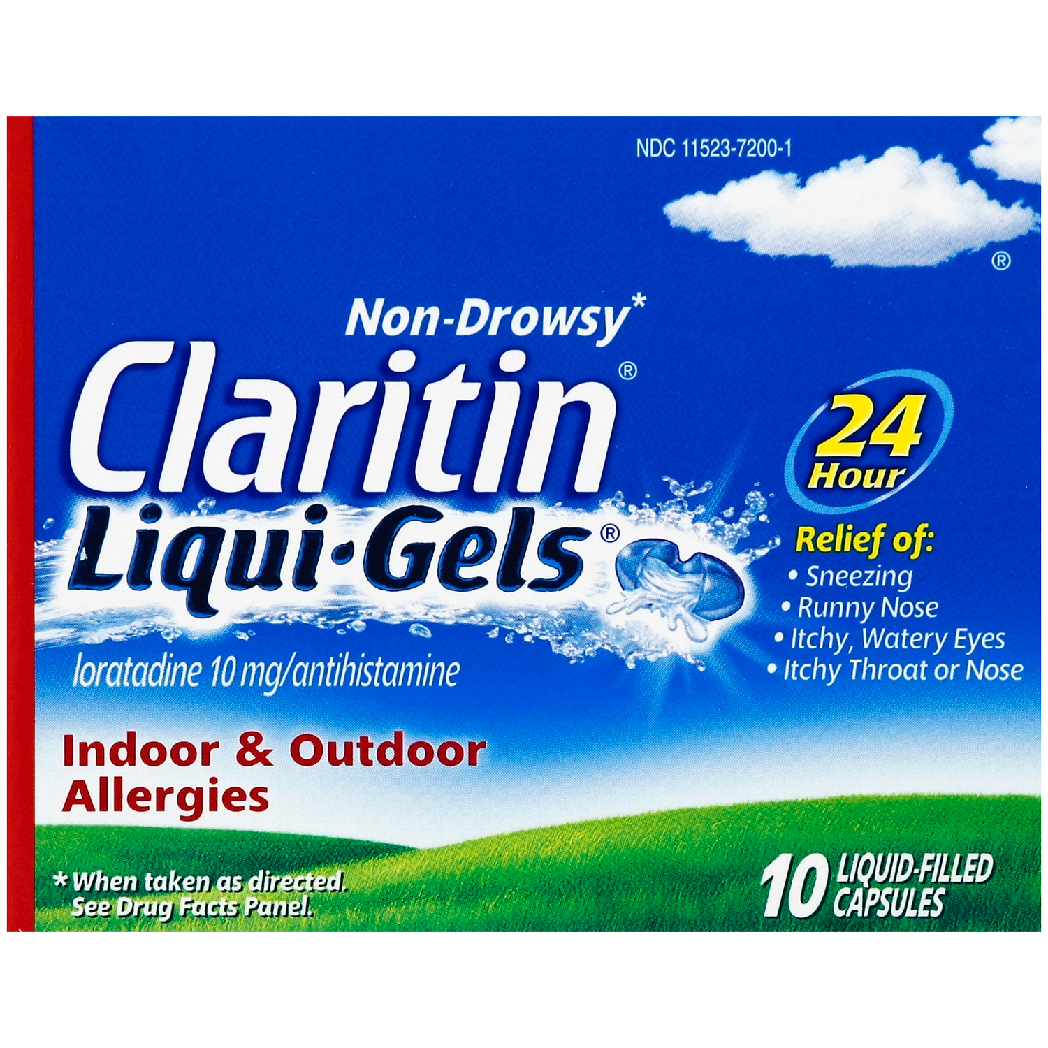 Claritin 24-Hour Indoor and Outdoor Allergies Liqui-Gels