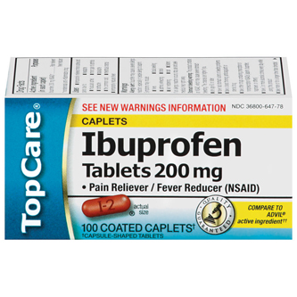 TopCare Ibuprofen Tablets, 200mg