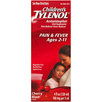 Tylenol Children's Pain and Fever Liquid, Cherry Blast