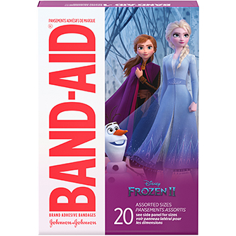 Band-Aid Disney's Frozen Adhesive Bandages, Assorted Sizes