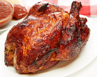 FreshDirect Barbecue Rotisserie Chicken, Raised w/o Antibiotics