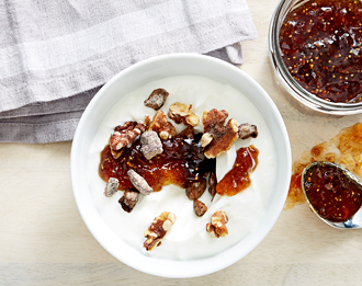 FreshDirect Greek Yogurt with Figs and Walnuts