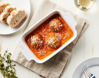 FreshDirect Spicy Vodka Sauce and Turkey Meatballs, Medium