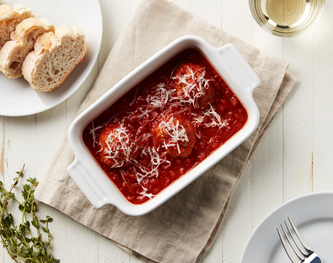 FreshDirect Slow-Cooked Tomato Sauce and Parmesan, Pork and Beef Meatballs