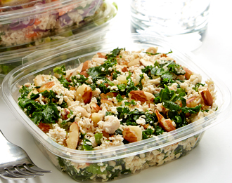FreshDirect Chicken, Kale, and Almond Salad, Raised w/o Antibiotics