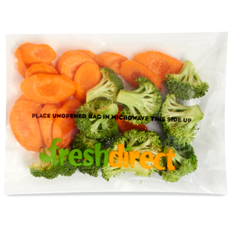FreshDirect Broccoli and Carrots in Microwavable Bag