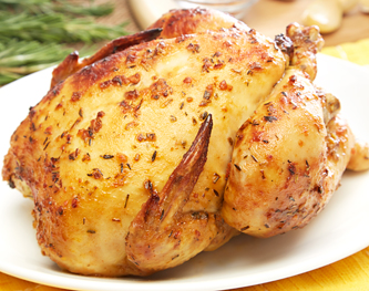 FreshDirect Garlic & Herb Rotisserie Chicken, Raised w/o Antibiotics