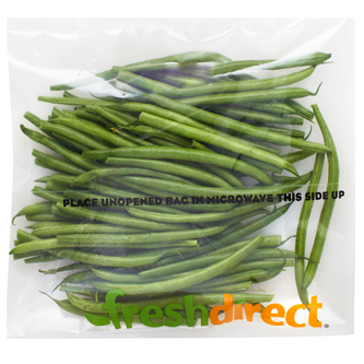 FreshDirect Green Beans in Microwavable Bag
